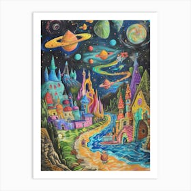 Space City Art Print