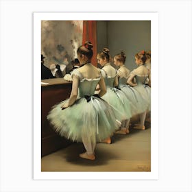 Before The Performance Edgar Degas Art Print 1 Art Print