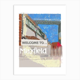 Welcome to Mayfield Depot - Manchester Art Print