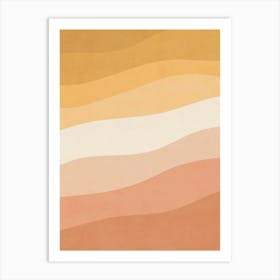 Minimal Waves 150 Art Print