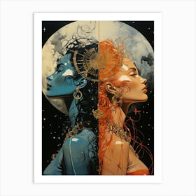 Venus And Venus Art Print