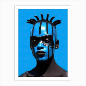 Afro American Horizon: Stellar Fashion Statements Art Print