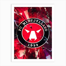 Fc Midtjylland Art Print