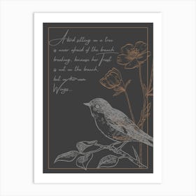 Trust Your Wings Art Print