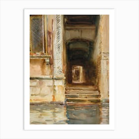 Venetian Walkway Art Print