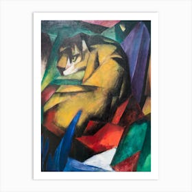 Tiger (1912), Franz Marc, Art Print