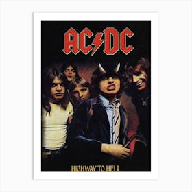 Acdc Highway To Hell Poster Poster Art Print