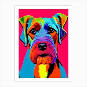 Standard Schnauzer Andy Warhol Style Dog Art Print