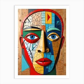 Mosaic Man Art Print