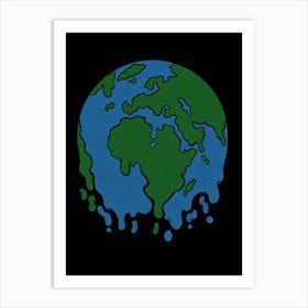 Climate Change Art Print