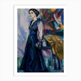 Portrait Of Mrs Art Print