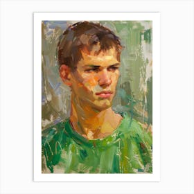 Portrait Of A Young Man 11 Art Print