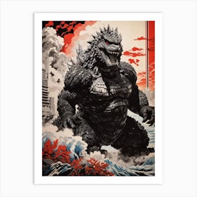 Godzilla Unleashed 1 Art Print