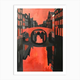 Amsterdam Bridge Art Print