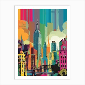 New York City Skyline 6 Art Print