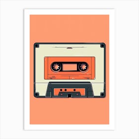 Cassette Tape, old days Art Print