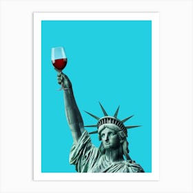 Liberty Of Drinking Art Print