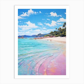 An Oil Painting Of Whitsunday Islands Australia 3 Art Print