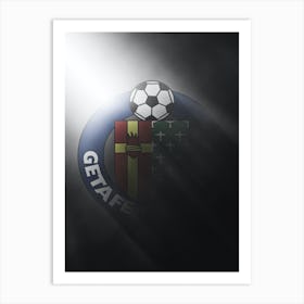 Getafe Spain Football Poster Art Print