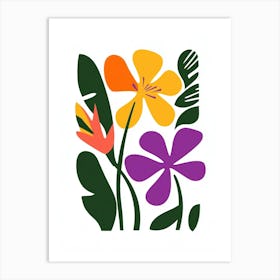 Tropical Flowers 9 Art Print