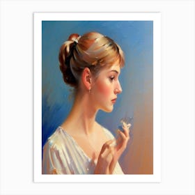 Portrait Of A Young Woman 37 Art Print