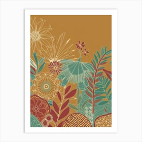 Floral Pattern Art Print