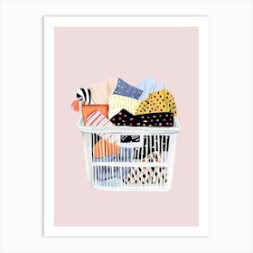 Laundry Basket 11 Art Print