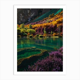 Lake In The Mountains Art Print