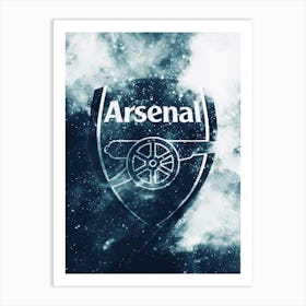 Arsenal Smoke Art Print