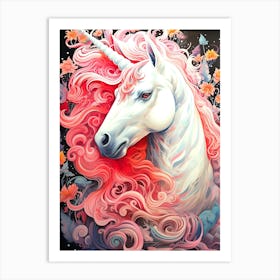 Unicorn 4 Art Print