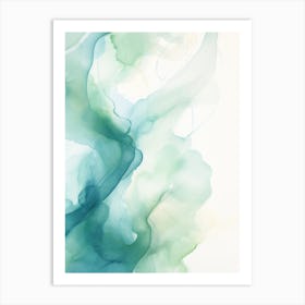 Abstract Watercolor Background 5 Art Print