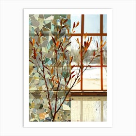 Mosaic Tile Wall Art Art Print