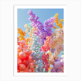 Dreamy Inflatable Flowers Babys Breath 2 Art Print