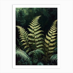 Sword Fern Painting 4 Art Print