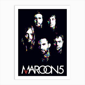 Maroon 5 5 Art Print