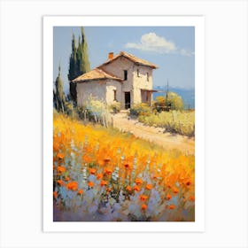 Tuscan Poppies Art Print