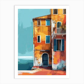 Neapolitan Nooks: Quaint Dwellings in Naples, Italy Art Print