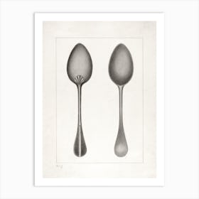 Pewter Spoon, Burton Ewing Art Print