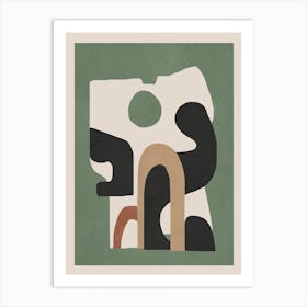 Modern Abstract Minimal Art 4 Art Print