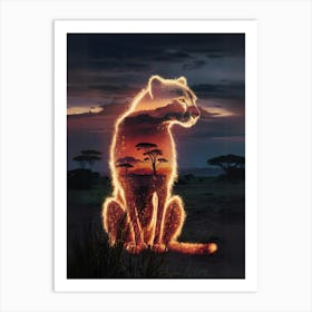 Lion King Art Print