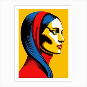 Portrait Of A Woman 534 Art Print