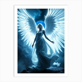 Angel Glow - Diverse Art Illustration 15 Art Print