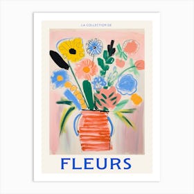 French Flower Poster Veronica Flower Art Print