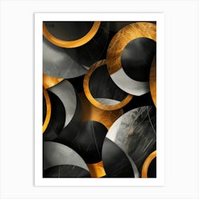 Abstract Circles 41 Art Print