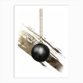 Black Ball Art Print