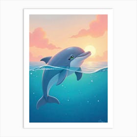 Dolphin Painting Art Print