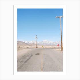 Stopped In Inyo Art Print