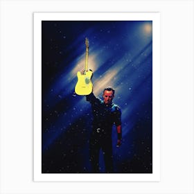 Superstars Of Bruce Springsteen & The E Street Band In Wembley Stadium June 2013 Art Print