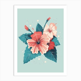 Hibiscus Flower Art Print