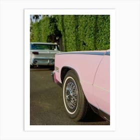 Pink Cadillac V Art Print